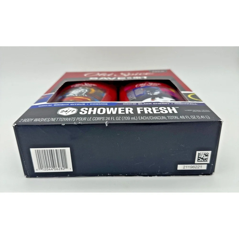 Old Spice Body Wash Twin Pack 24 oz Superman Man of Tomorrow Batman Dark Knight